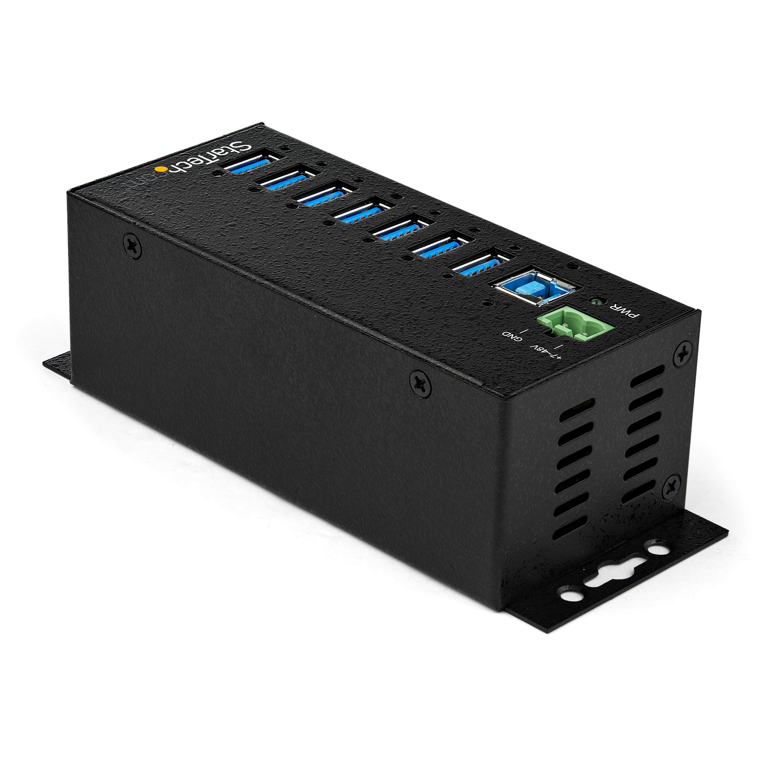 startech-com-hub-industriel-usb-3-0-7-ports-5gbps-m-tal-hb30a7ame image 4
