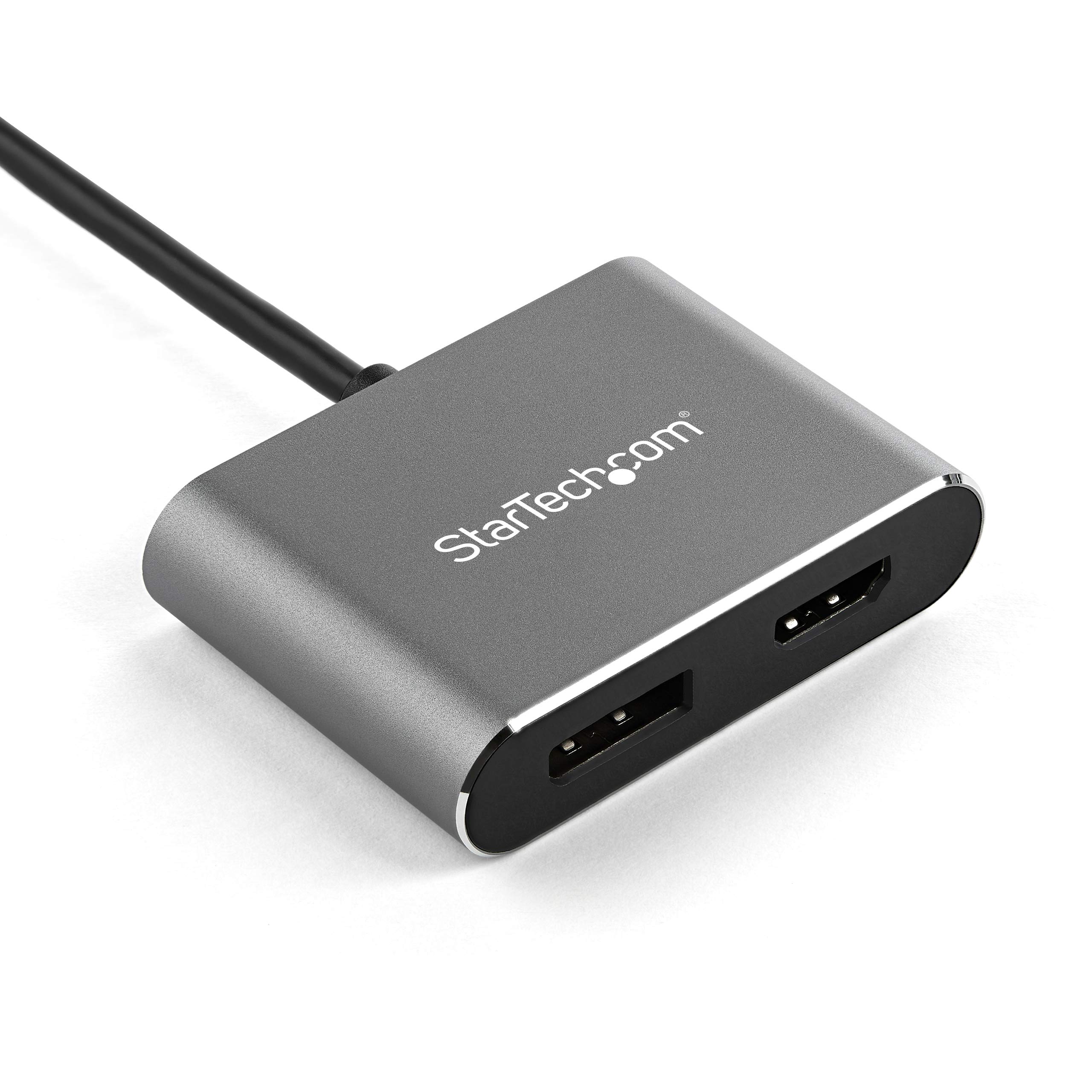 startech-com-cdp2dphd-adaptateur-usb-c-vers-hdmi-2-0-displayport-1-2-4k-60hz-hdr image 2