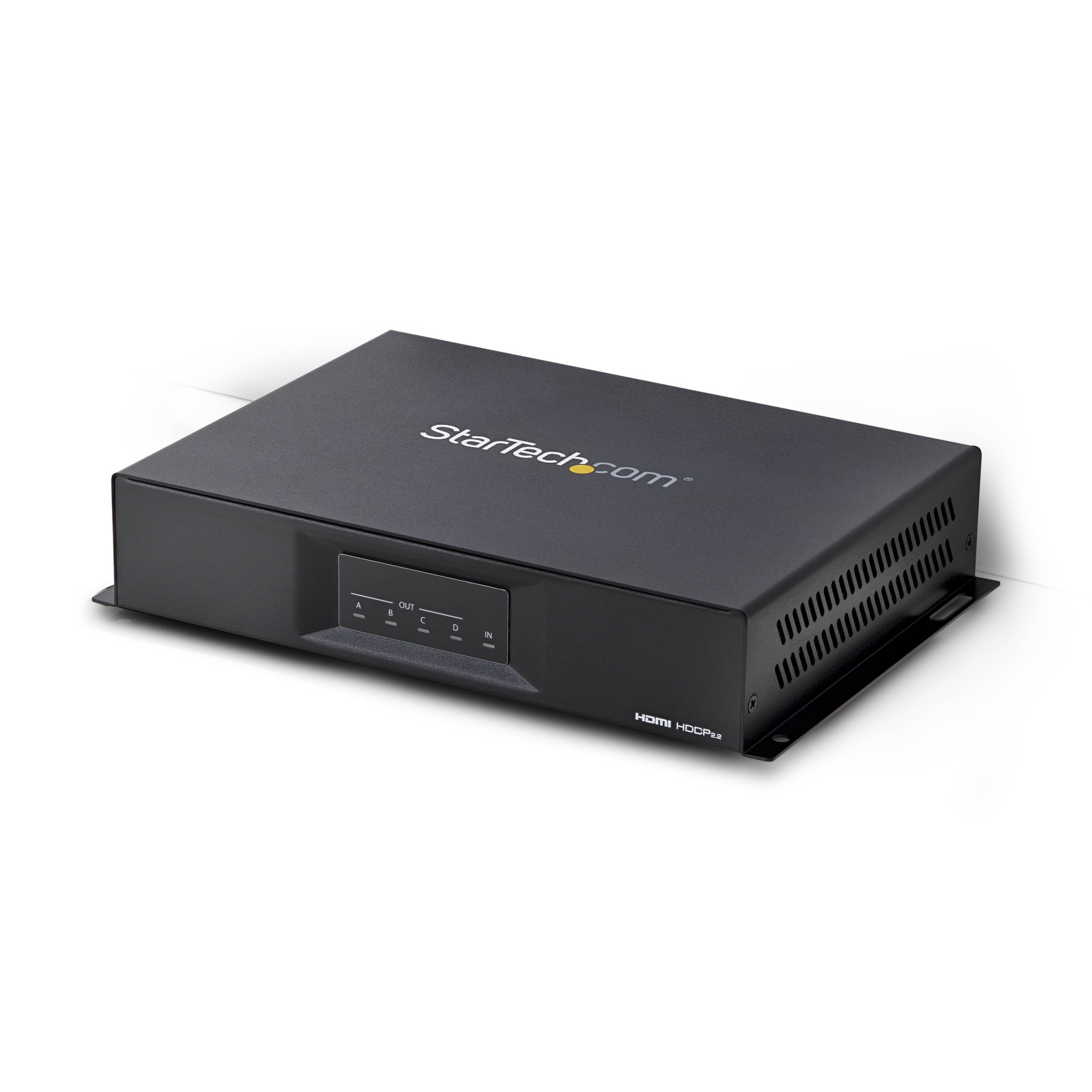 startech-com-st124hdvw-contr-leur-mur-vid-o-2x2-hdmi-4k-60hz-1-entr-e-4-sorties image 1