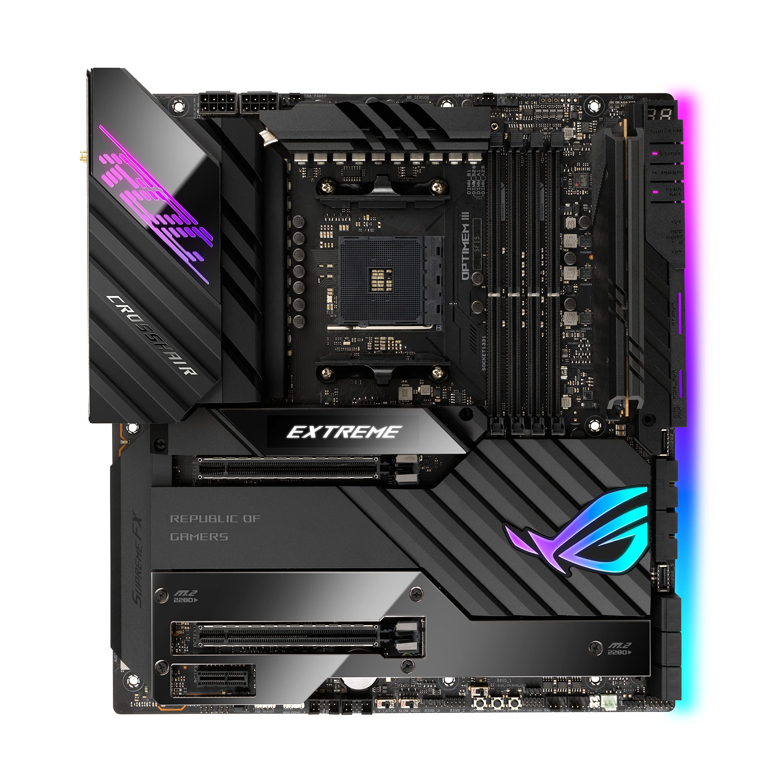 asus-rog-crosshair-viii-extreme-carte-m-re-am4-e-atx-ryzen image 2