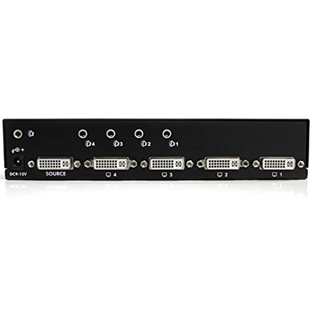 startech-com-st124dvia-r-partiteur-vid-o-dvi-4-ports-avec-audio image 3