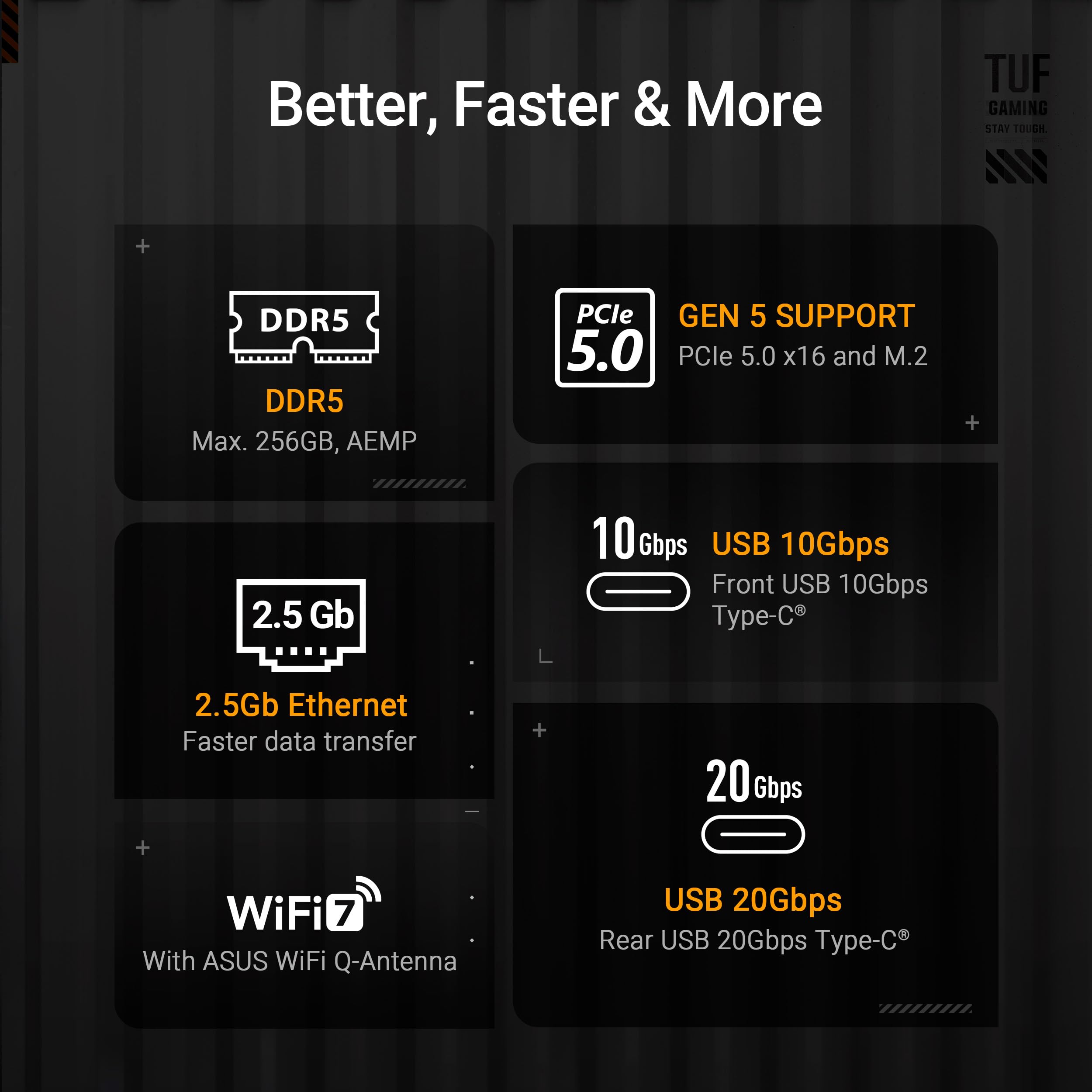 asus-rog-tuf-gaming-b850m-plus-wifi7-carte-m-re-micro-atx-socket-am5-amd-b850 image 5