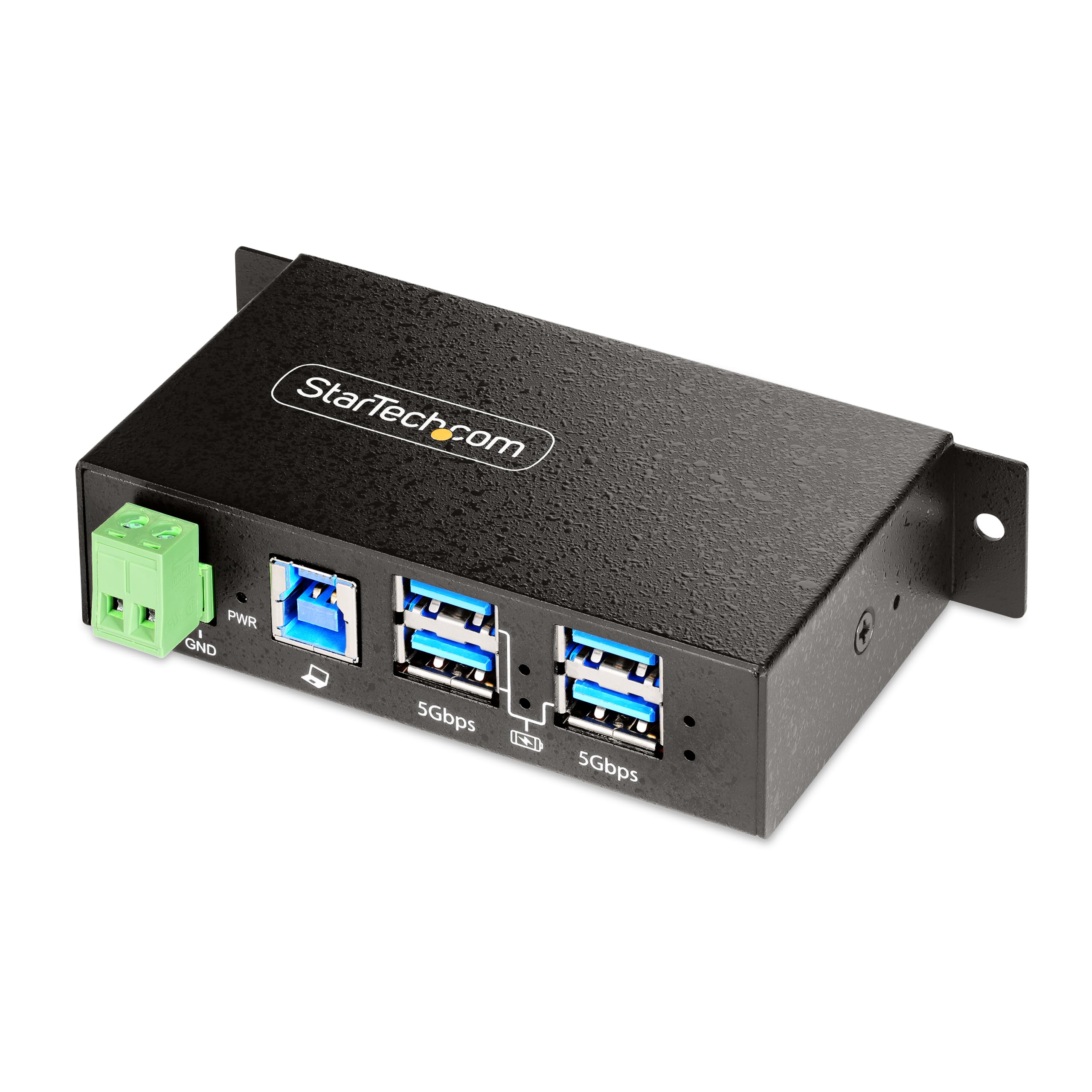 startech-com-5g4aindrm-usb-a-hub-hub-usb-g-r-4-ports-5gbps-m-tal-esd image 1