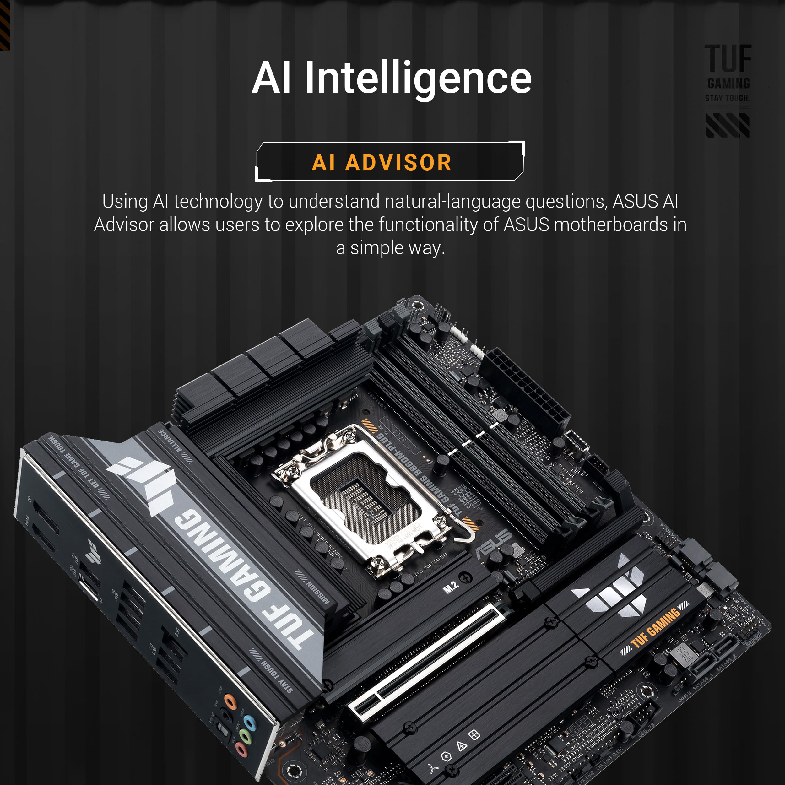 asus-tuf-gaming-b860m-plus-carte-m-re-micro-atx-intel-lga-1851-ddr5 image 2