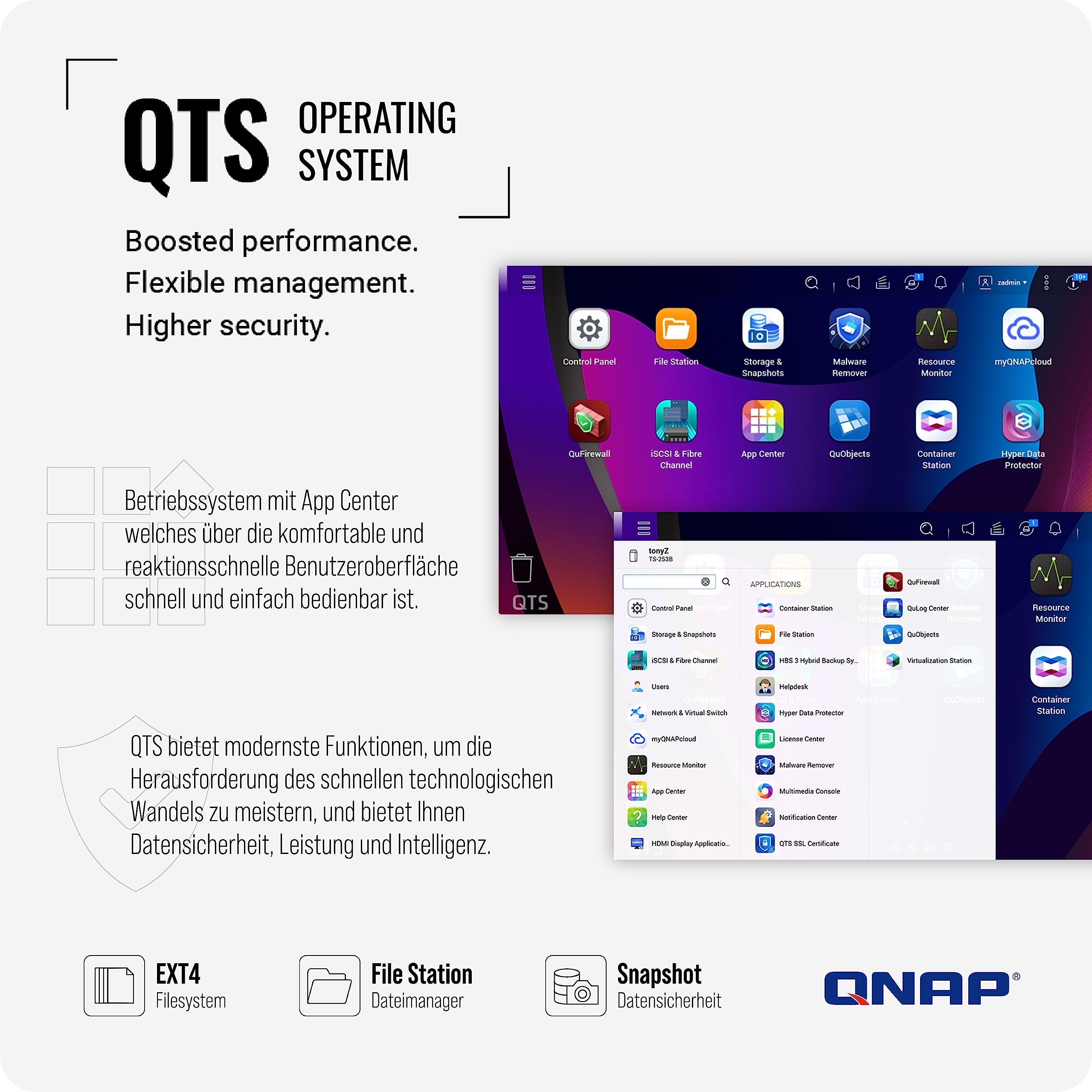 qnap-ts-855x-serveur-nas-tour-8-baies-10gbe-atom-c5125 image 5