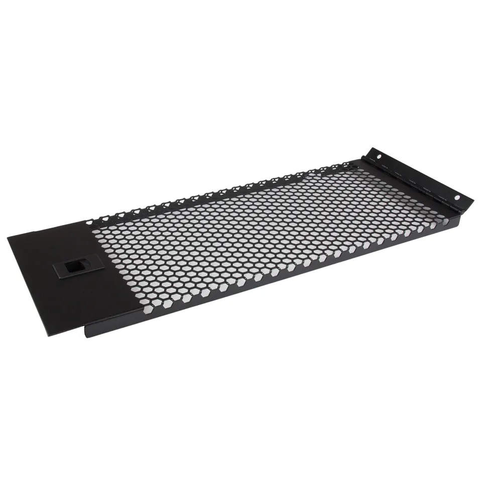 startech-com-rkpnlhv4u-panneau-d-obturation-ventil-charni-res-4u-19-pouces-acier image 1