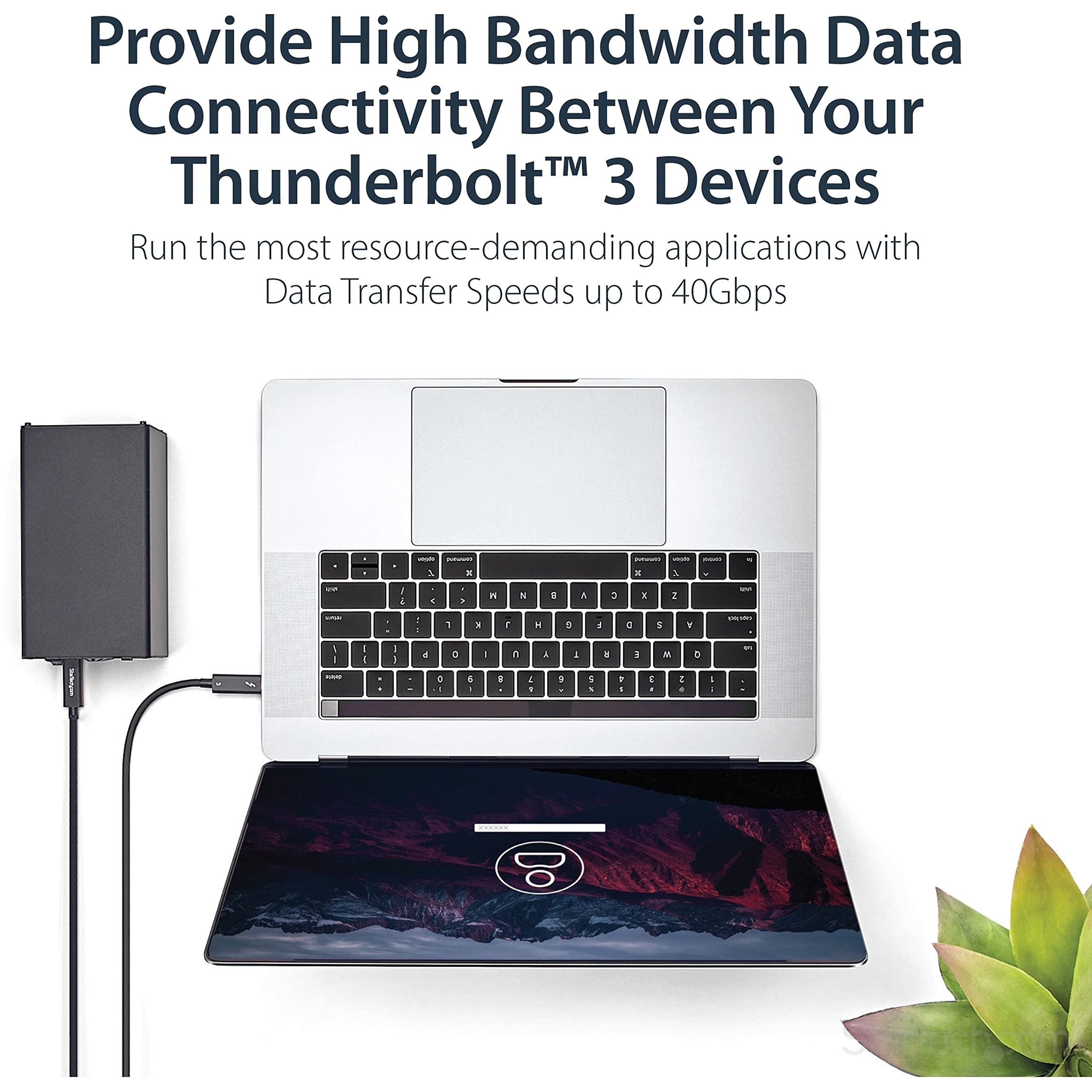 startech-com-c-ble-thunderbolt-3-actif-2-m-40-gbps-100w-pd-usb-c image 4