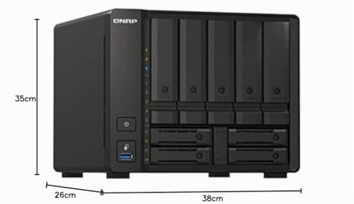 qnap-ts-h973ax-8g-serveur-nas-tower-9-baies-10gbe-amd image 8