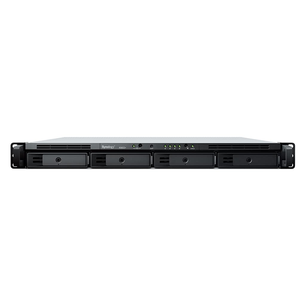 synology-rs822rp-serveur-nas-rack-1u-4-baies-ryzen-v1500b-ecc-4x-gbe image 1