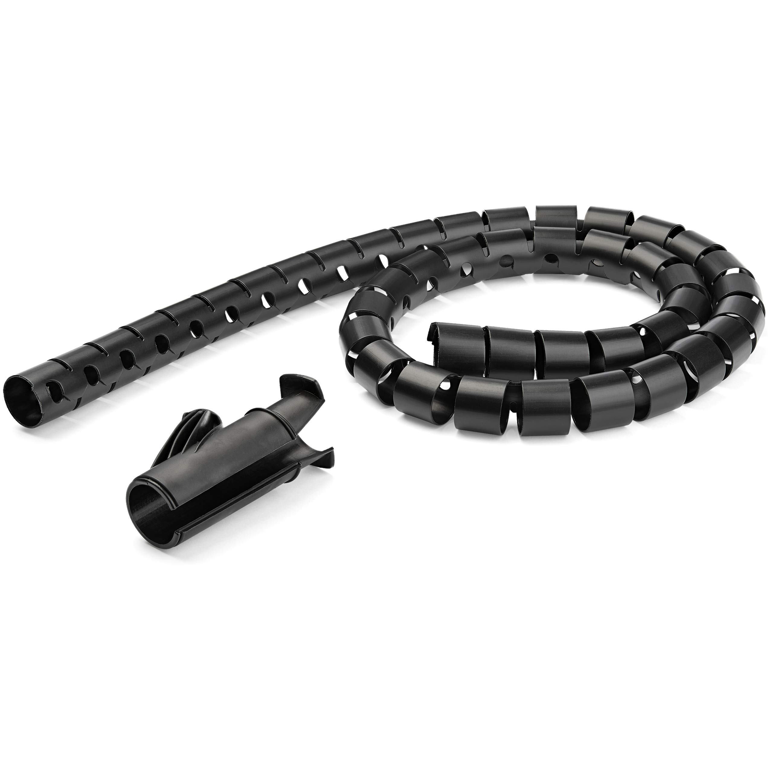startech-com-cmscoiled4-gaine-spirale-range-c-ble-noire-2-5-m-45-mm image 1