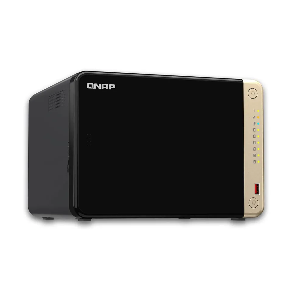 qnap-ts-664-8g-nas-6-baies-intel-celeron-n5095-8go-ram-2-5gbe-hdmi-4k image 1