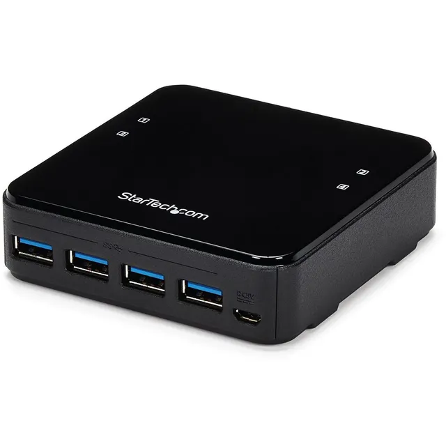 startech-com-hbs304a24a-switch-partage-usb-3-0-4x4-5gbps-commutateur-p-riph-riqu image 1