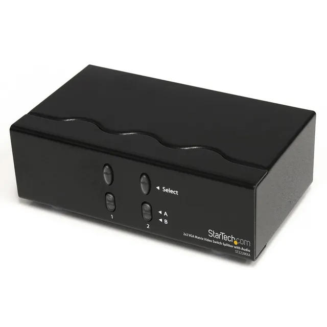 startech-com-st222mxa-matrice-vid-o-vga-2x2-avec-audio image 1