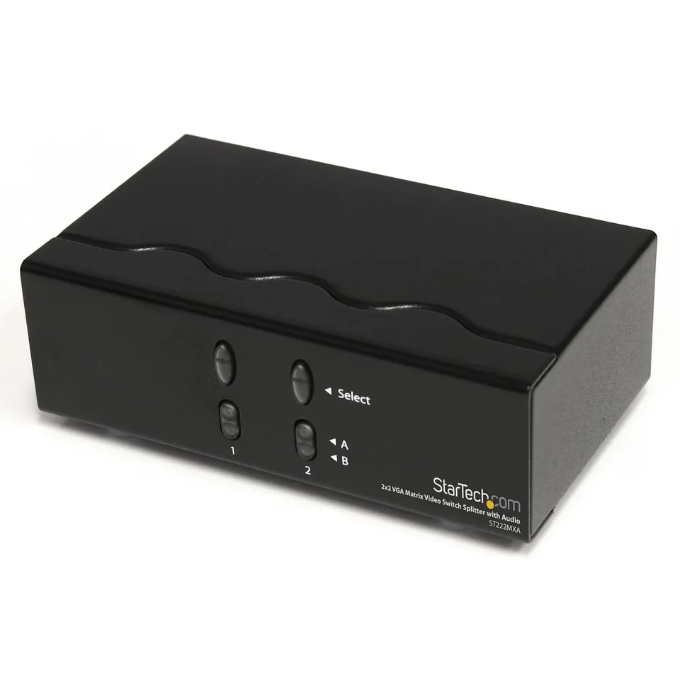 startech-com-st222mxa-matrice-vid-o-vga-2x2-avec-audio image 1