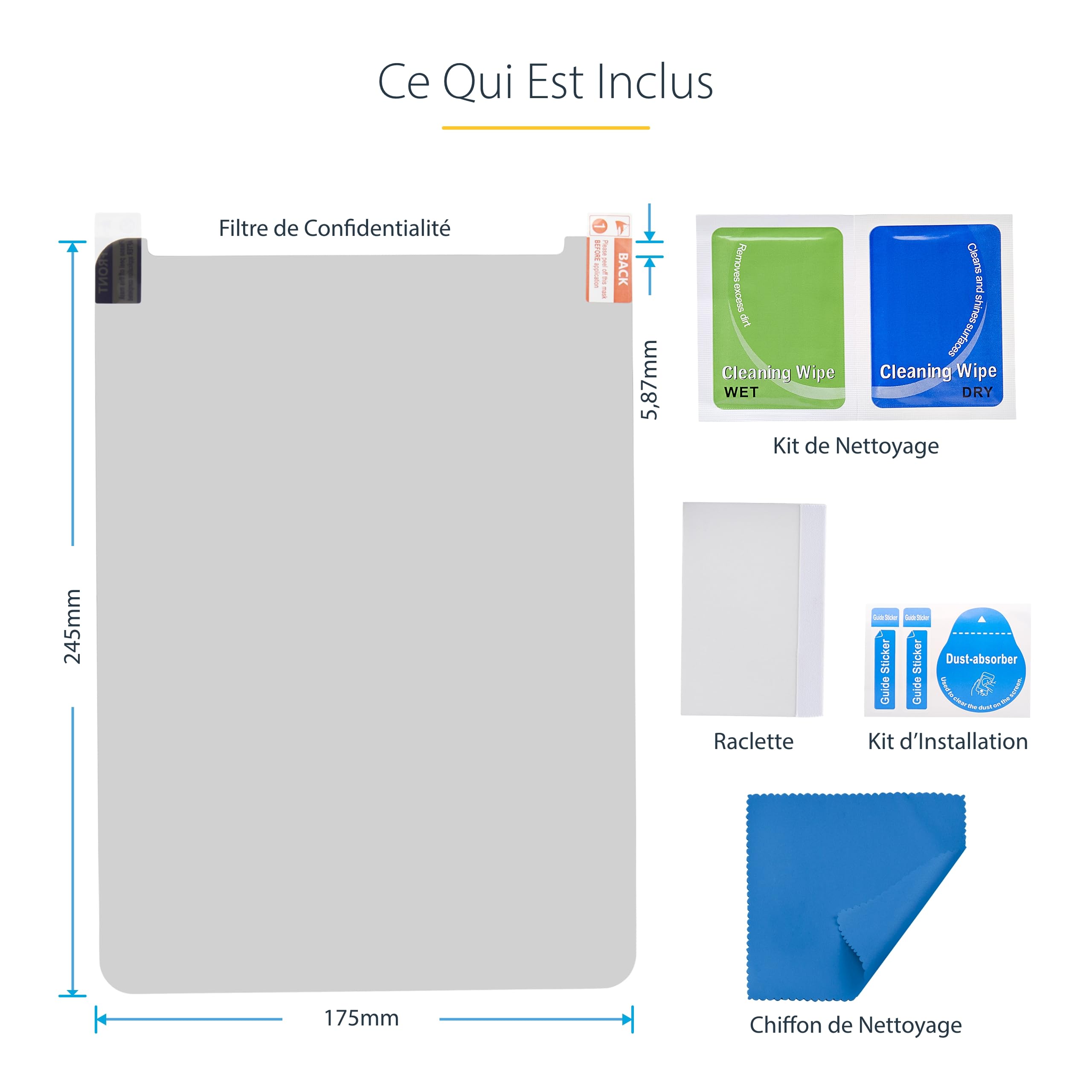 startech-com-filtre-de-confidentialit-4-voies-pour-ipad-pro-11-pouces-tactile image 8