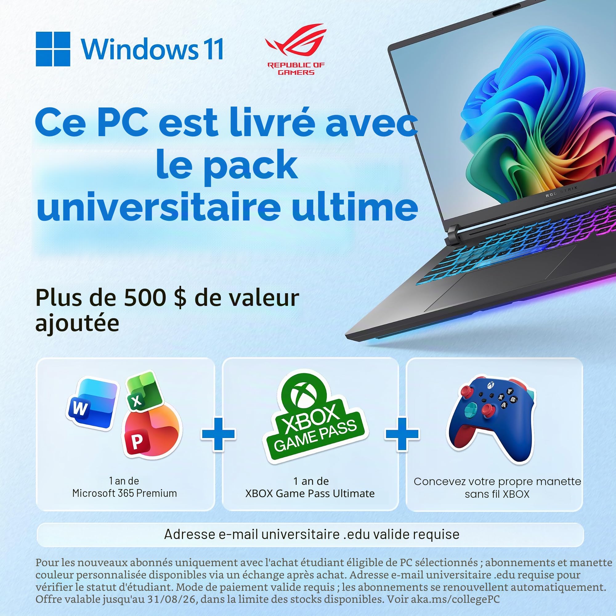 asus-rog-strix-g16-2025-ordinateur-portable-gaming-16-fhd-165hz-rtx-5060-intel-c image 2