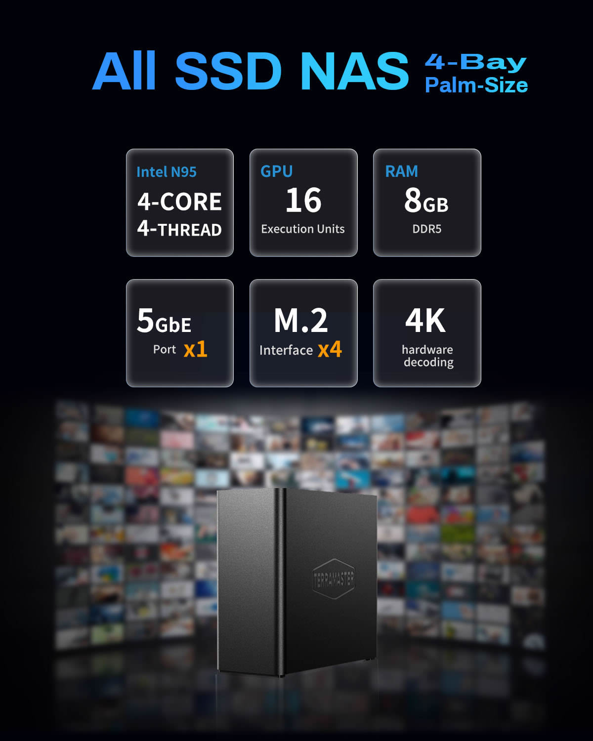 terramaster-f4-ssd-nas-4-baies-tout-flash-5gbe-silencieux image 2