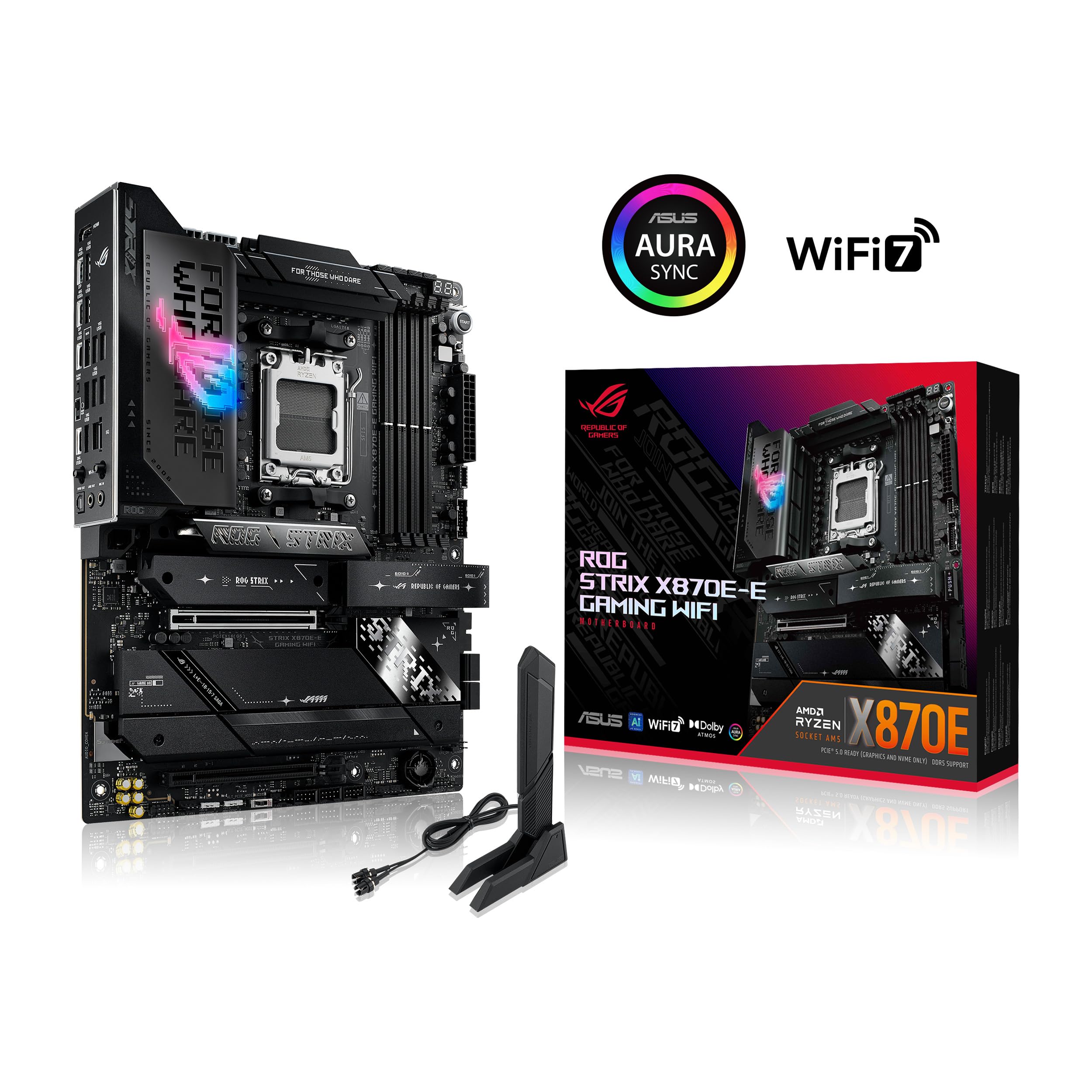 asus-rog-strix-x870e-e-gaming-wifi-carte-m-re-amd-am5-atx-ddr5-pcie-5-0 image 7