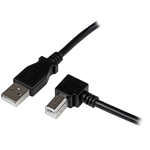 startech-com-c-ble-usb-2-0-usb-a-vers-usb-b-coud-droite-1m-noir-usbab1mr image 4