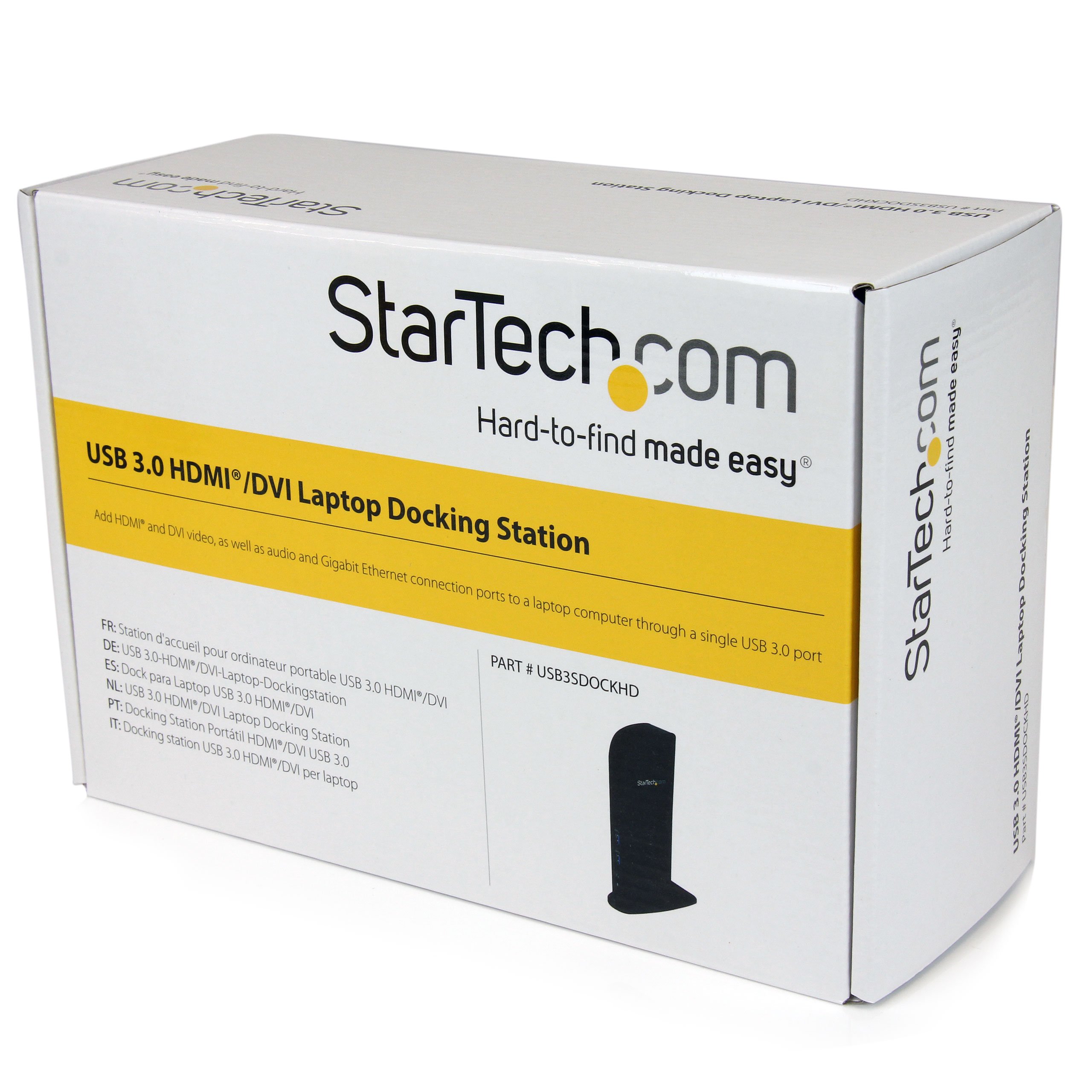 startech-com-station-d-accueil-usb-3-0-dvi-ethernet-audio-usb3sdockd image 4