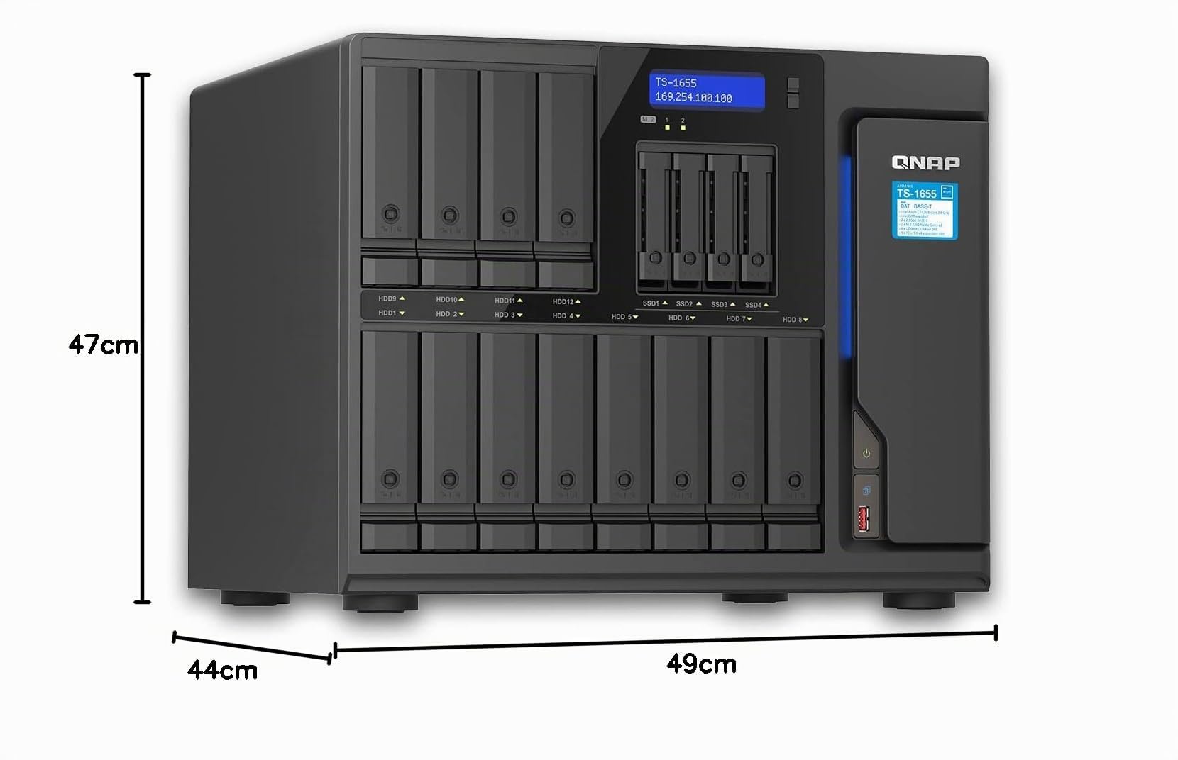 qnap-ts-1655-8g-nas-16-baies-2x-2-5gbe-m-2-nvme-pcie image 5