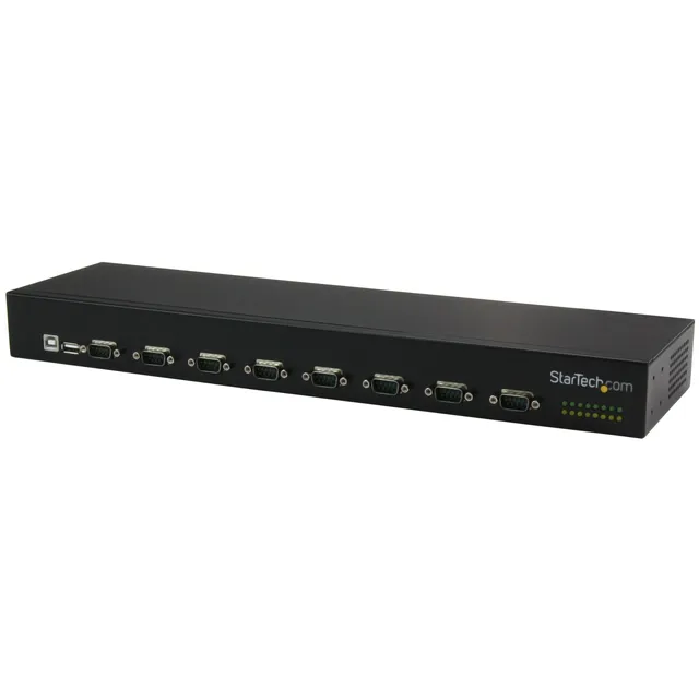 startech-com-icusb23208fd-hub-usb-vers-8-ports-s-rie-rs232-db9-m-tal-rack image 1