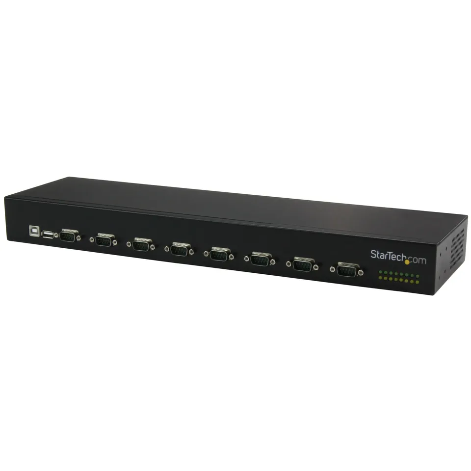 startech-com-icusb23208fd-hub-usb-vers-8-ports-s-rie-rs232-db9-m-tal-rack image 1