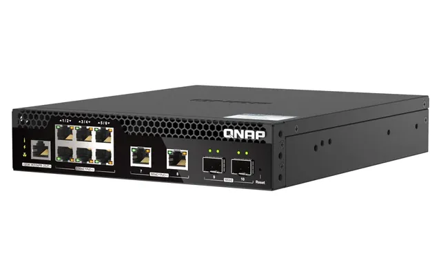 qnap-qsw-m2106p-2s2t-switch-6-ports-2-5gbe-10gbe-poe-rackable image 1