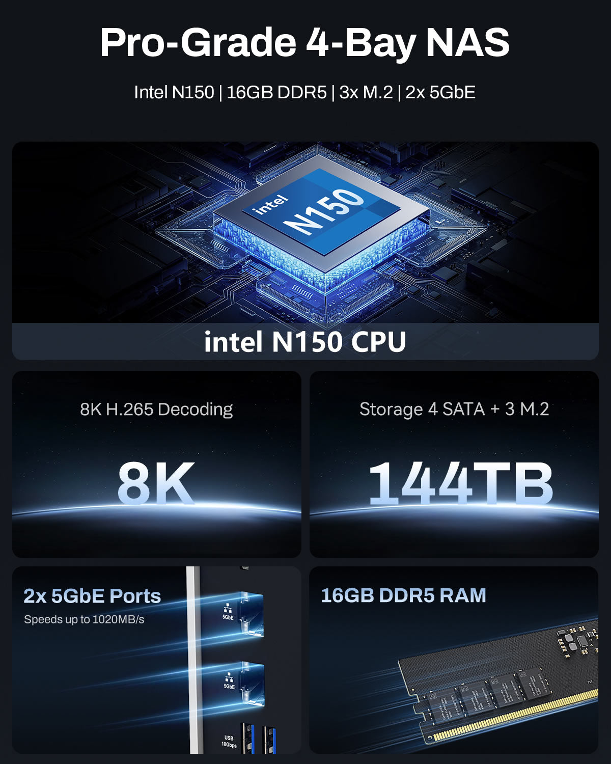 terramaster-f4-425-plus-nas-hybride-x86-4-baies-quad-core-8-go-ram-2x-2-5g image 5