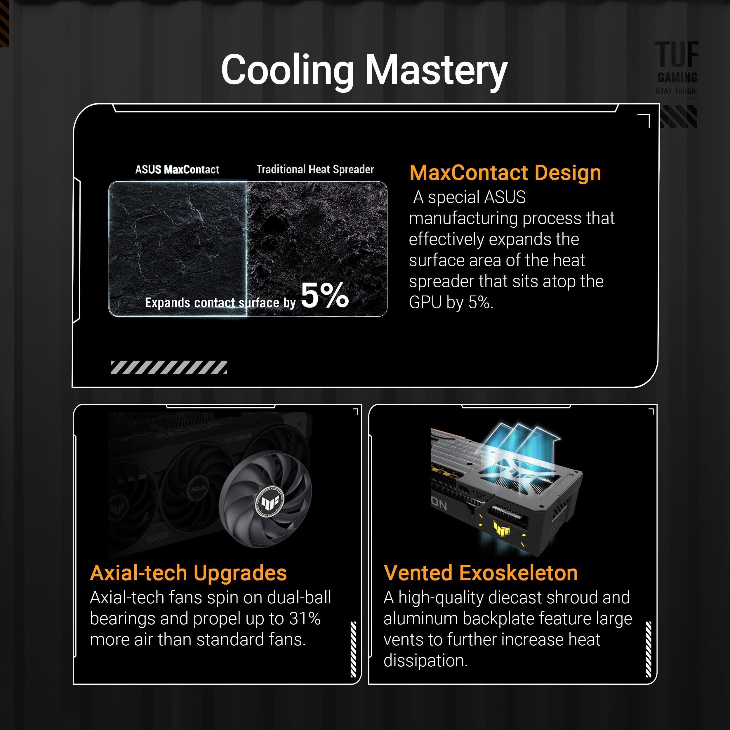asus-rog-tuf-gaming-radeon-rx-9070-xt-oc-edition-16gb-carte-graphique-gaming image 4