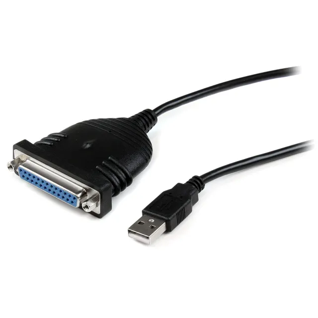 startech-com-icusb1284d25-c-ble-adaptateur-usb-vers-parall-le-db25-1-8-m image 1