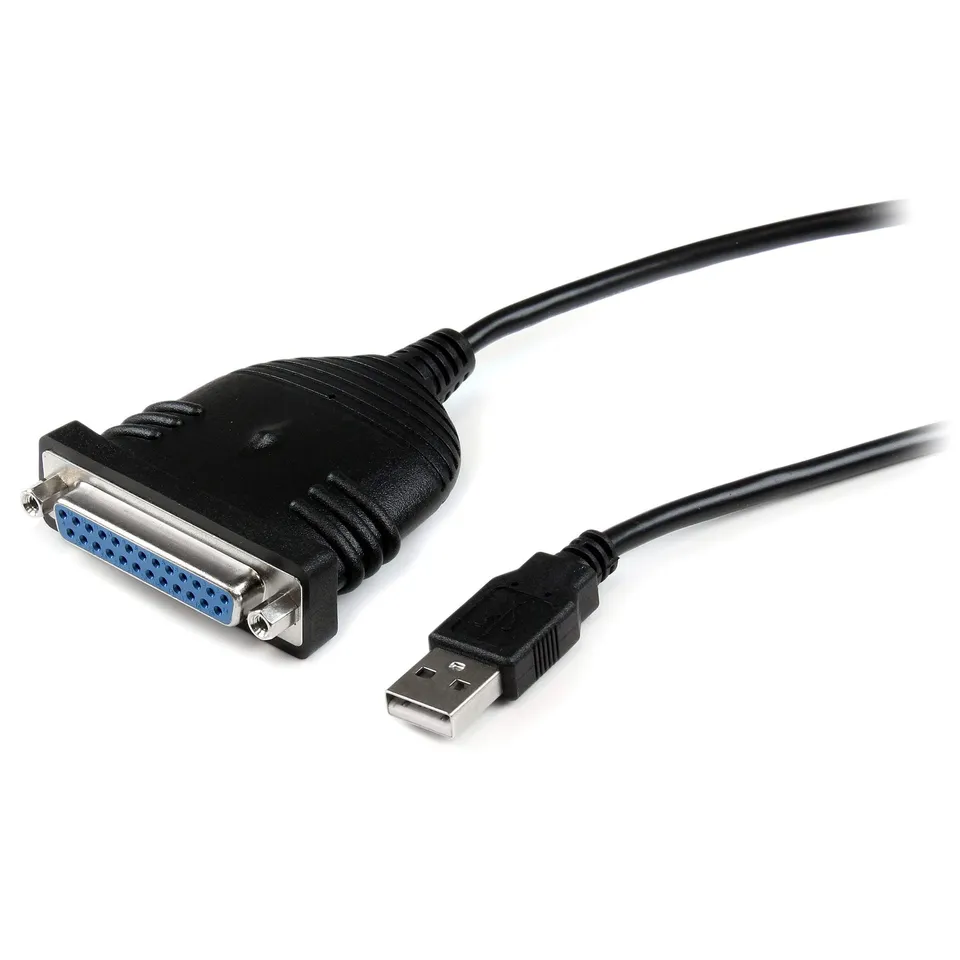 startech-com-icusb1284d25-c-ble-adaptateur-usb-vers-parall-le-db25-1-8-m image 1
