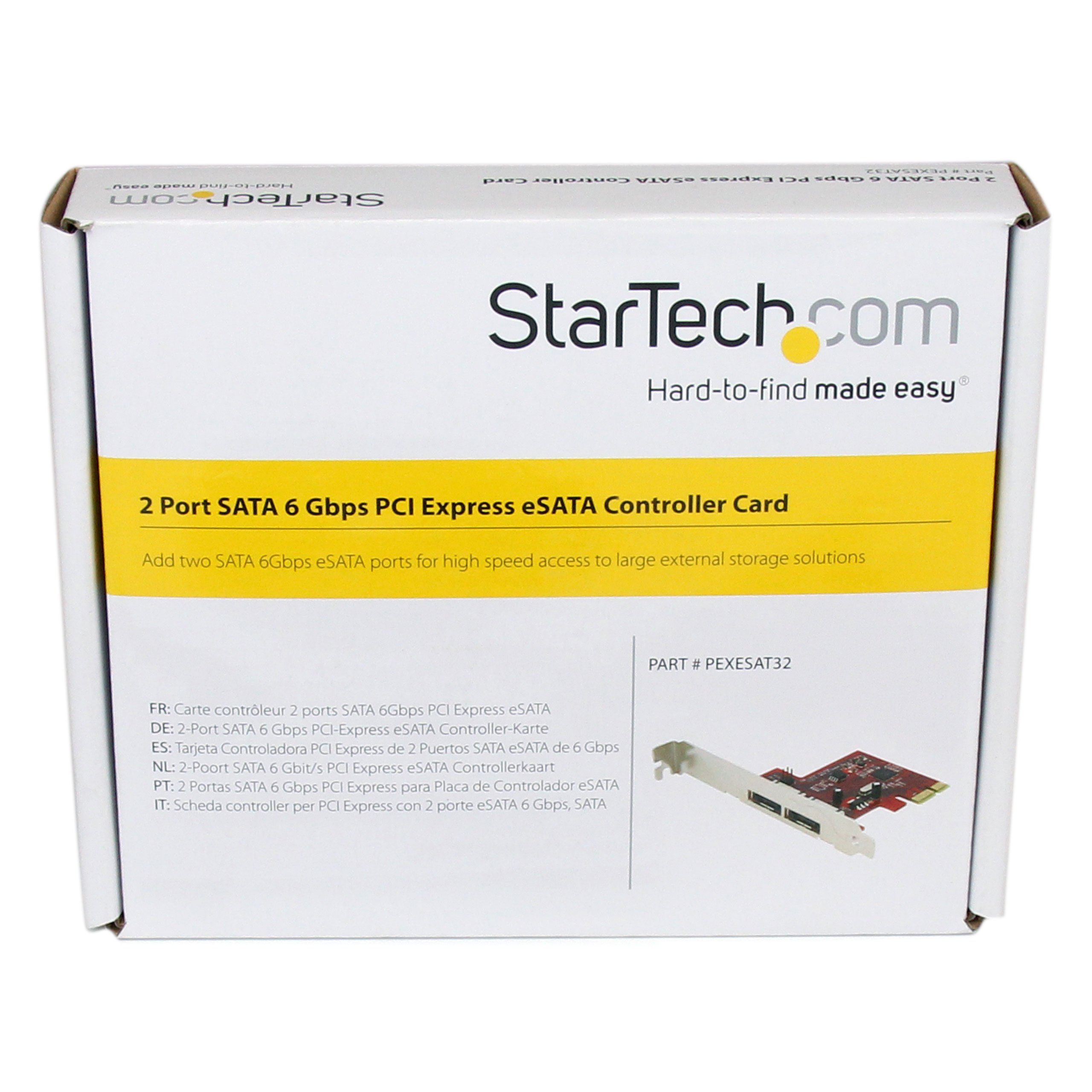 startech-com-carte-contr-leur-2-ports-sata-6gbps-pci-express-esata-raid image 5