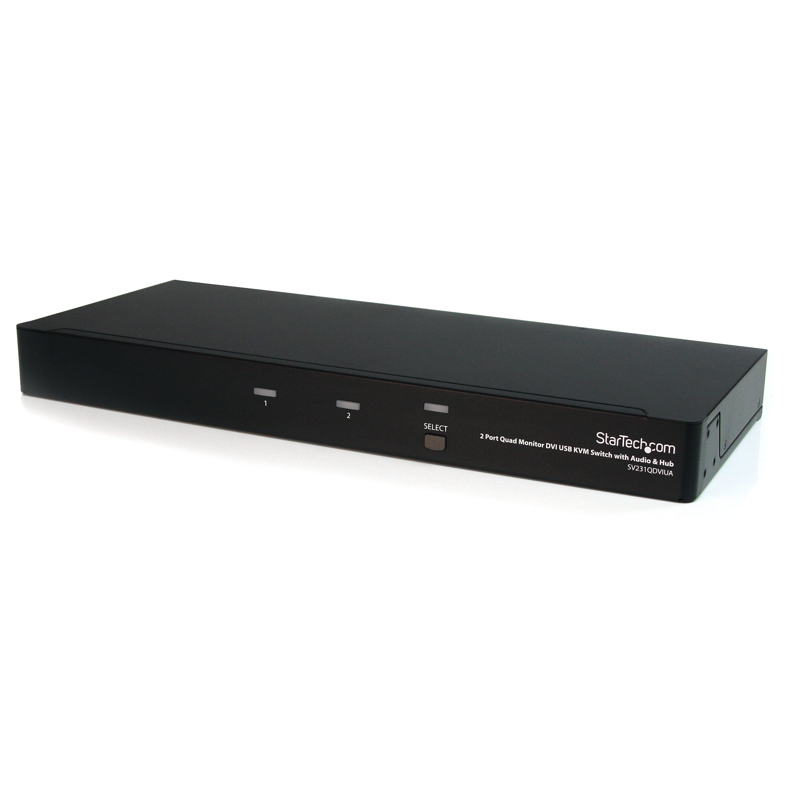 startech-com-sv231qdviua-switch-kvm-2-ports-4-crans-dvi-audio-usb image 1