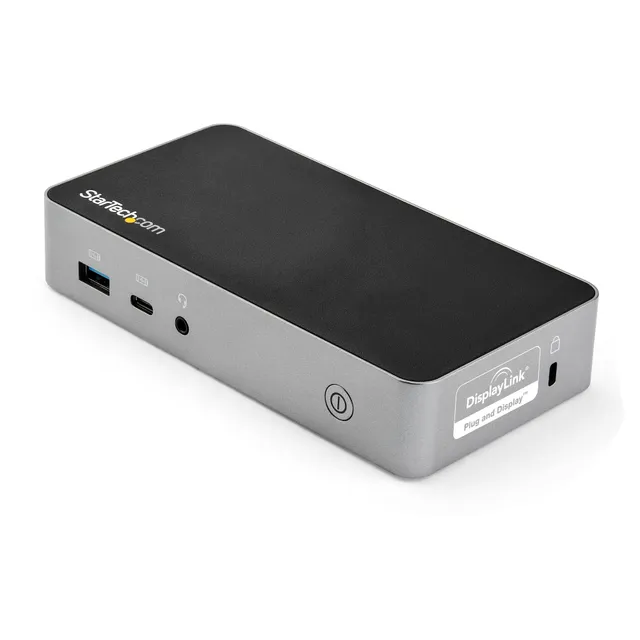 startech-com-station-d-accueil-usb-c-displaylink-double-hdmi-1080p-65w-gbe image 1