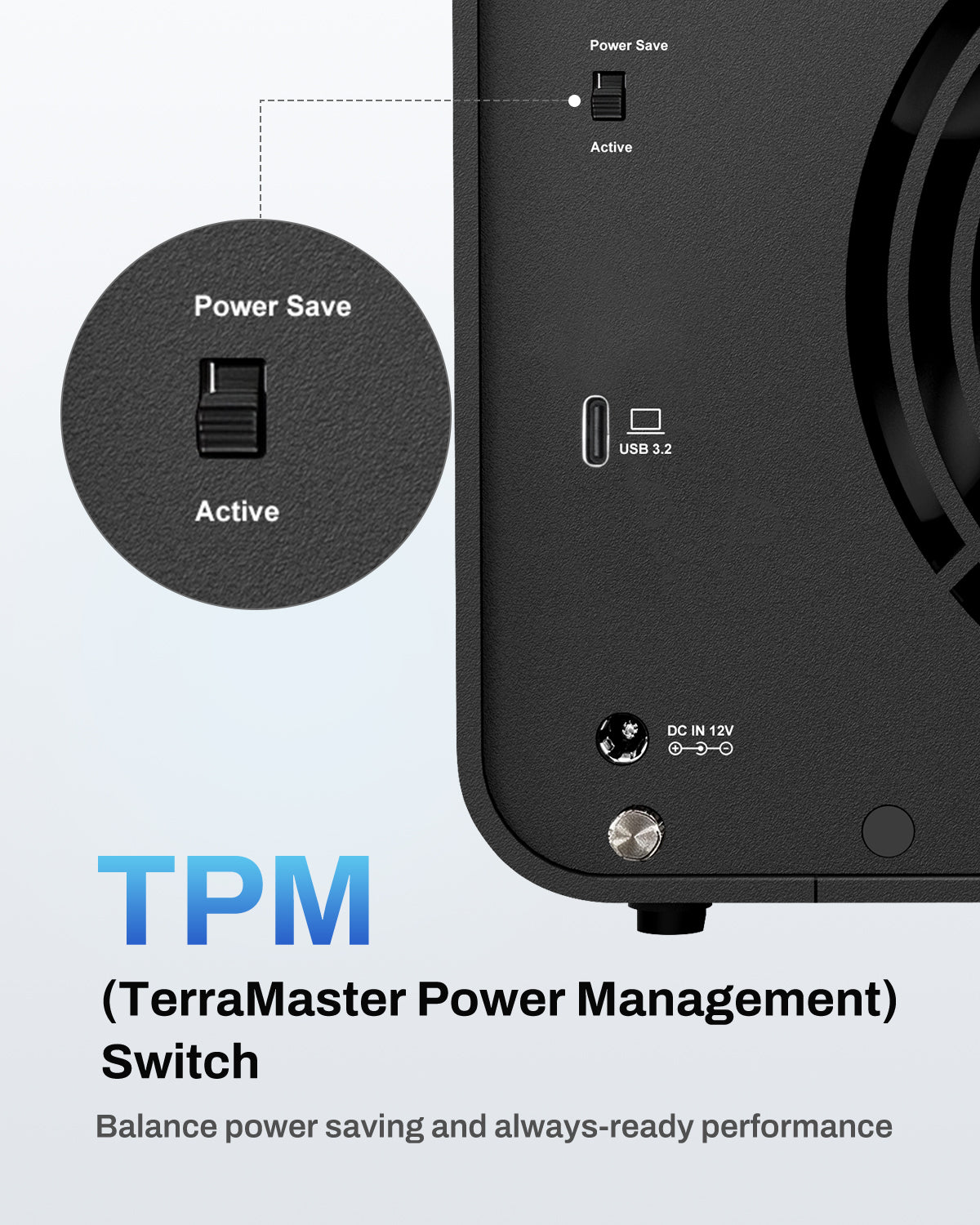 terramaster-d8-hybrid-2-bo-tier-stockage-8-baies-hybride image 4