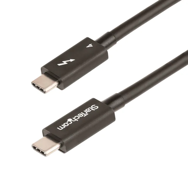 startech-com-c-ble-thunderbolt-4-50cm-usb-c-40gbps-100w-8k-noir image 1