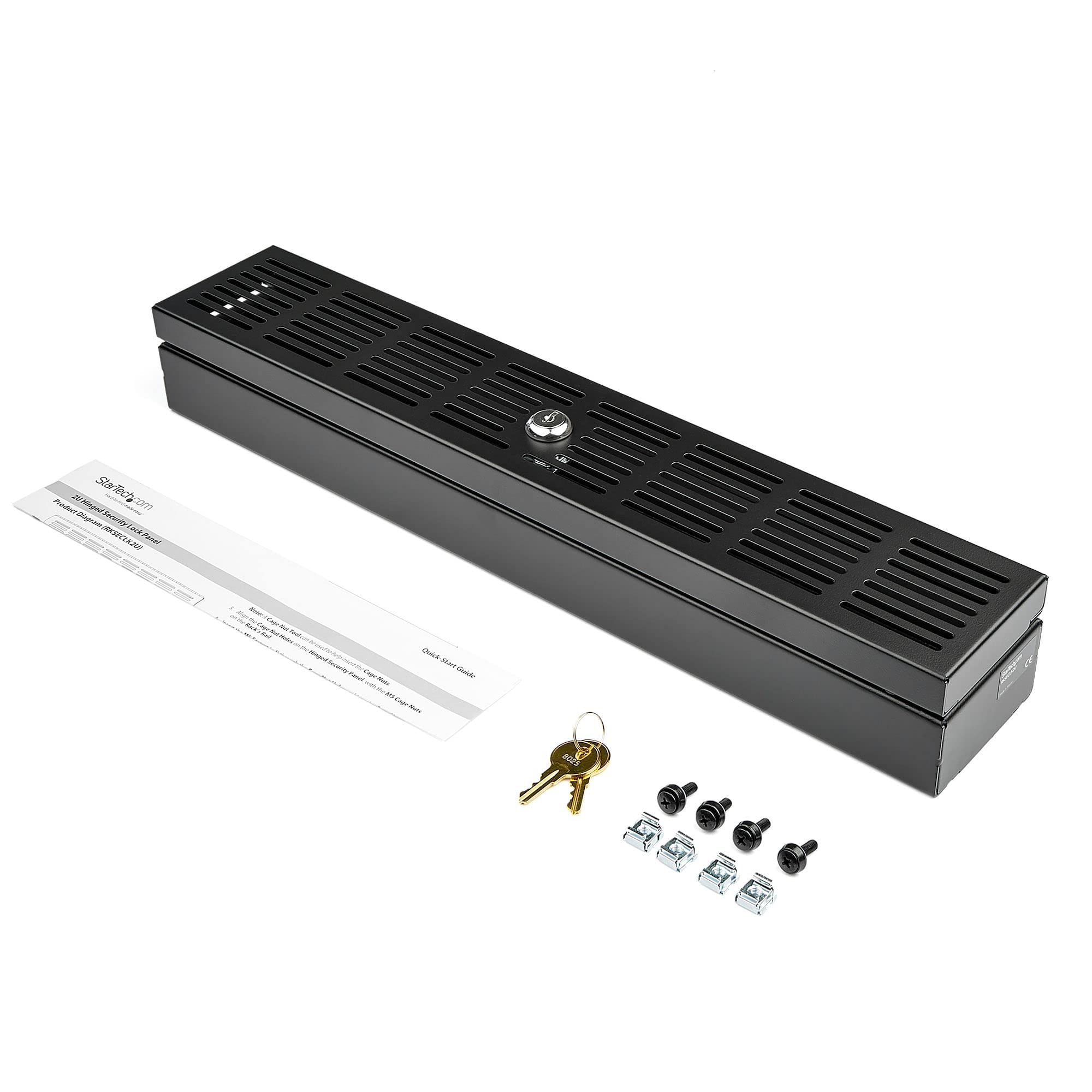 startech-com-rkseclk2u-couvercle-de-s-curit-charni-re-rack-19-2u-ventil image 4