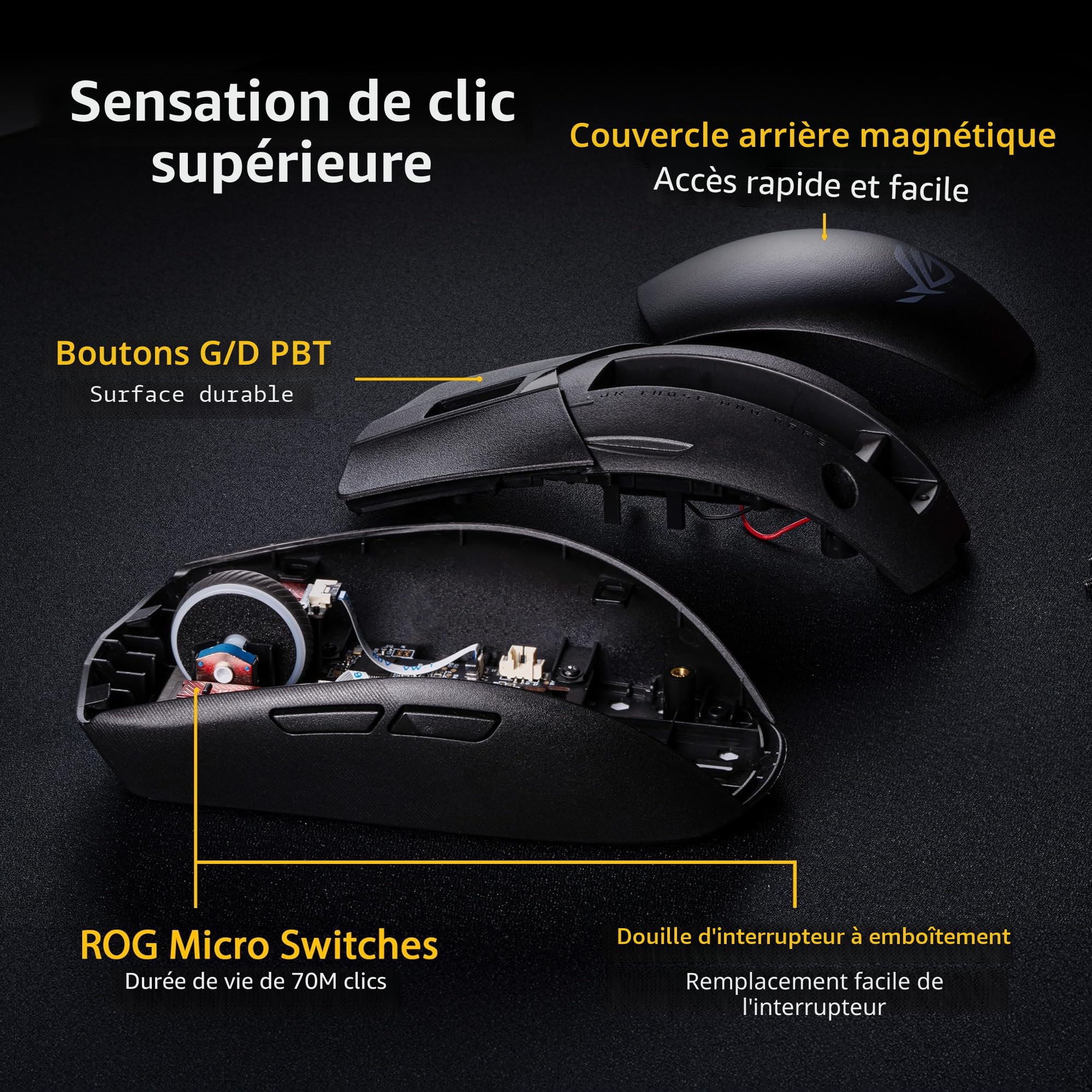 asus-rog-strix-impact-iii-wireless-souris-gaming-57g-36000-dpi image 8