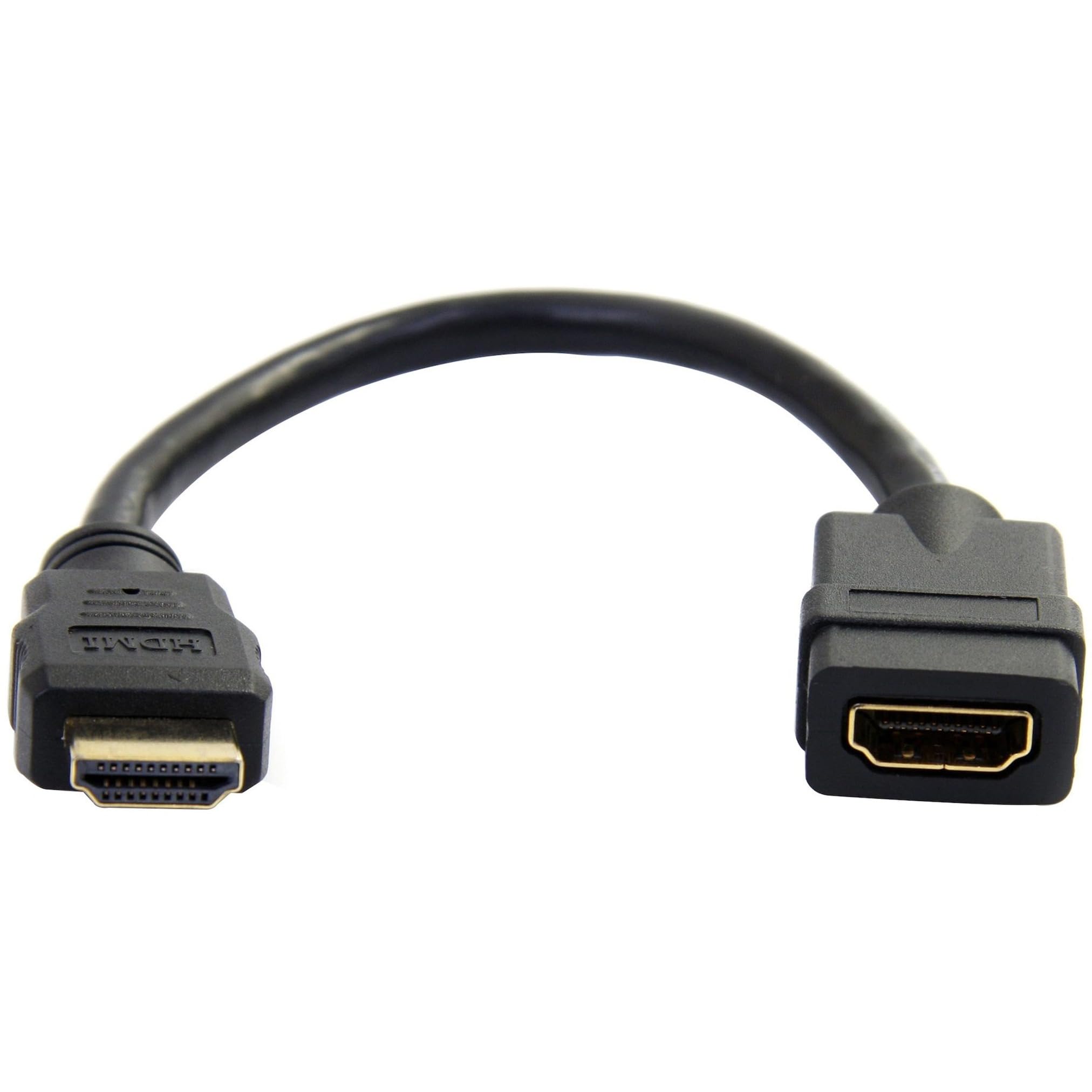 startech-com-rallonge-hdmi-4k-15-2-cm-m-f-noire-hdmiextaa6in image 1