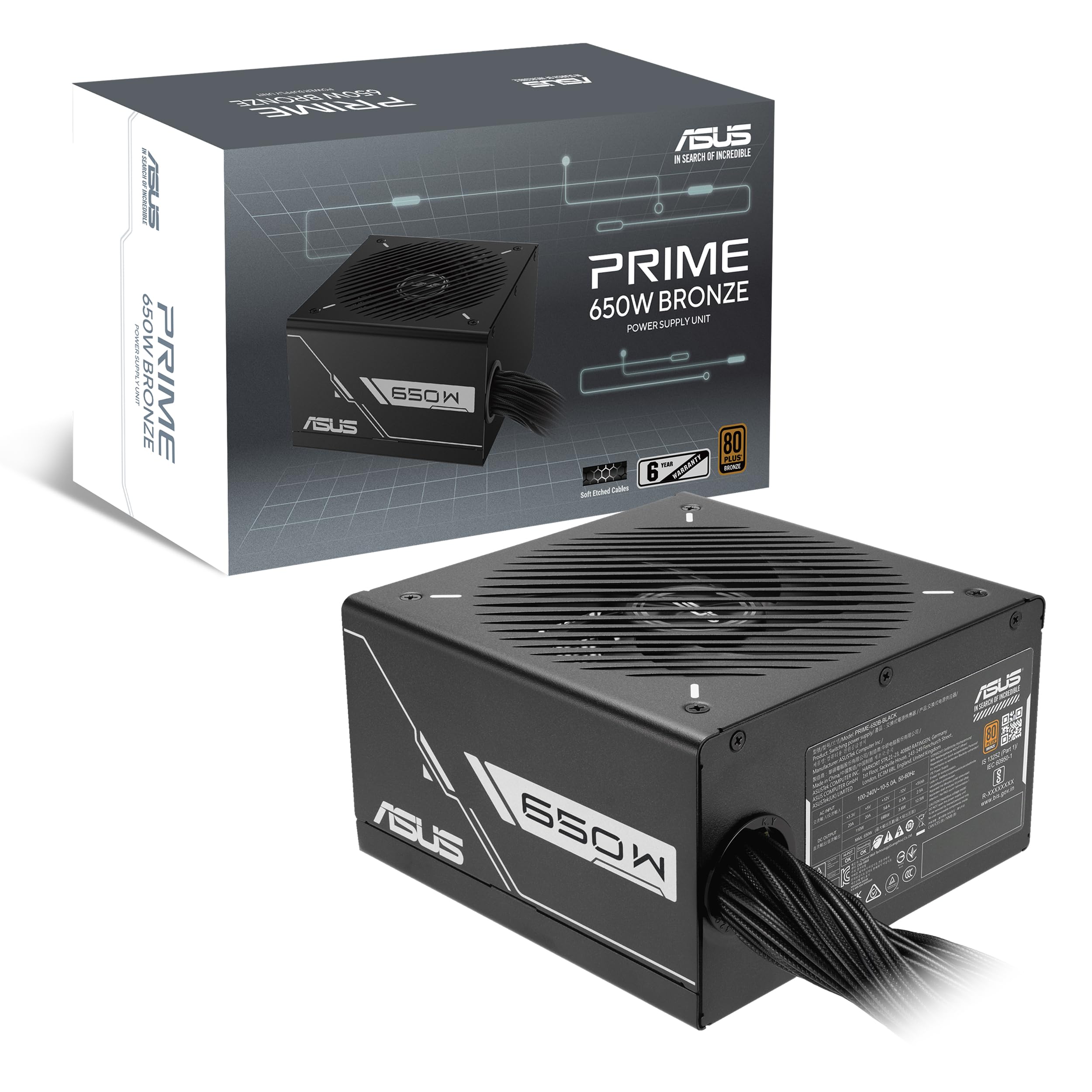 asus-rog-prime-650w-bronze-bloc-d-alimentation-pc-gaming image 1