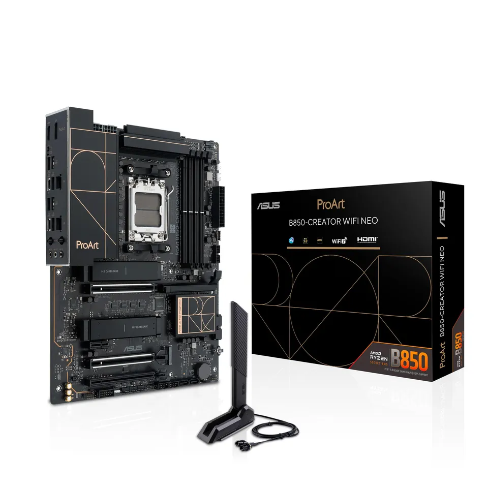 asus-rog-proart-b850-creator-wifi-neo-carte-m-re-atx-am5-ddr5 image 1
