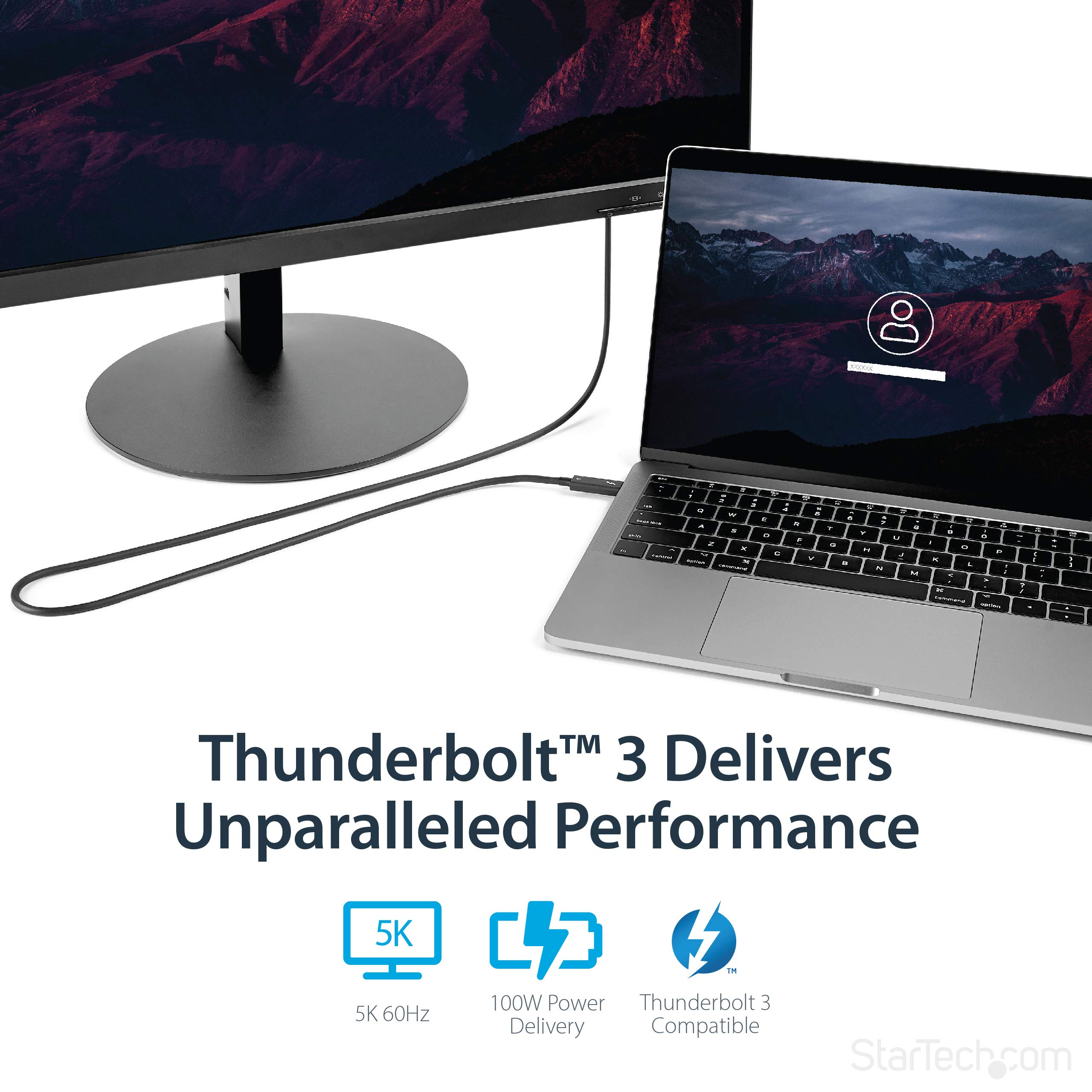 startech-com-c-ble-thunderbolt-3-actif-2-m-40-gbps-100w-pd-usb-c image 3
