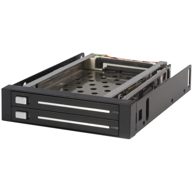 startech-com-hsb220sat25b-rack-mobile-sata-2x-2-5-pour-baie-3-5-tiroir-hot-swap image 1