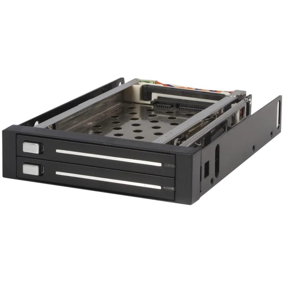startech-com-hsb220sat25b-rack-mobile-sata-2x-2-5-pour-baie-3-5-tiroir-hot-swap image 1