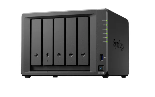 synology-ds1525-nas-de-bureau-5-baies-2-5gbe-extensible-15-baies image 1