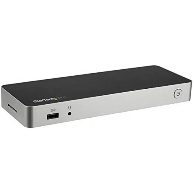 startech-com-station-d-accueil-usb-c-double-hdmi-displayport-4k-60w-gbe-sd image 1