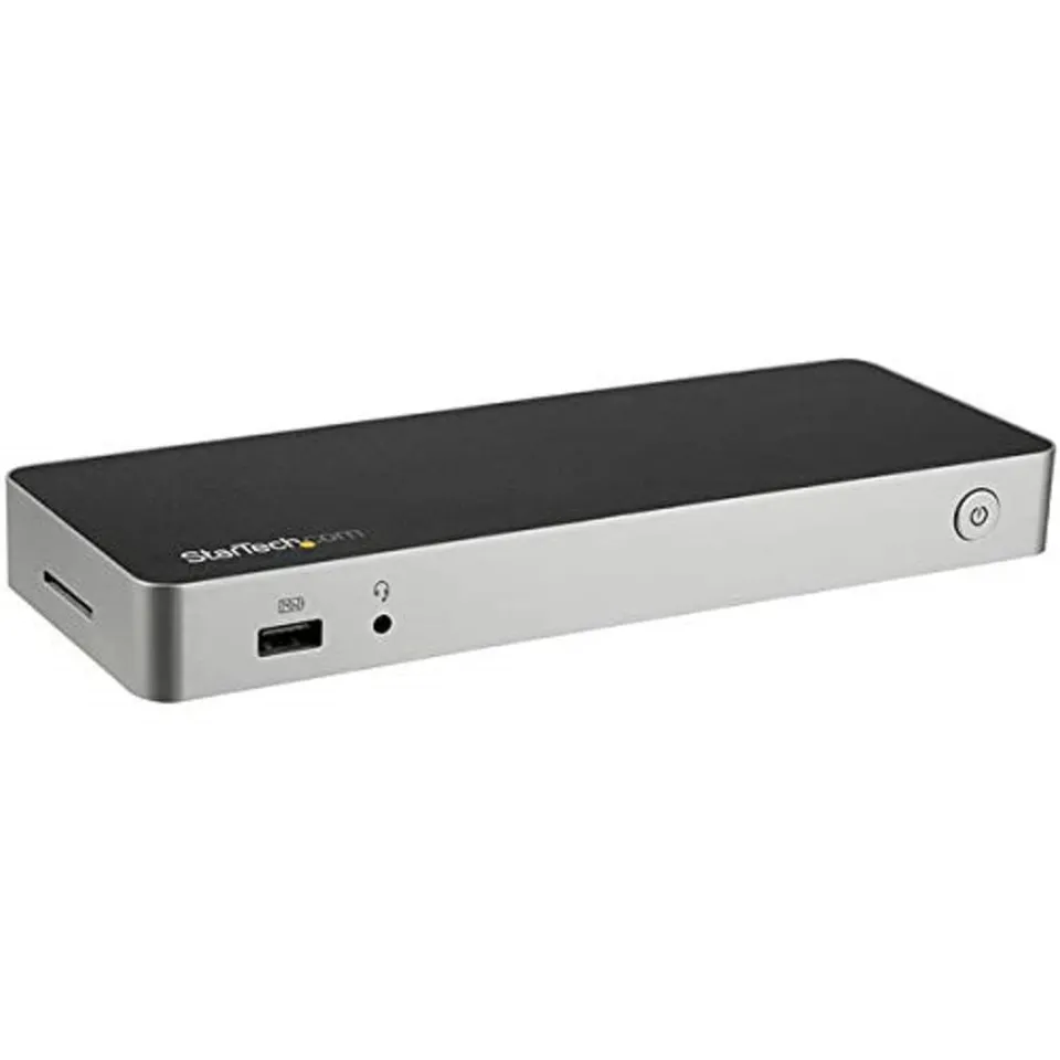 startech-com-station-d-accueil-usb-c-double-hdmi-displayport-4k-60w-gbe-sd image 1