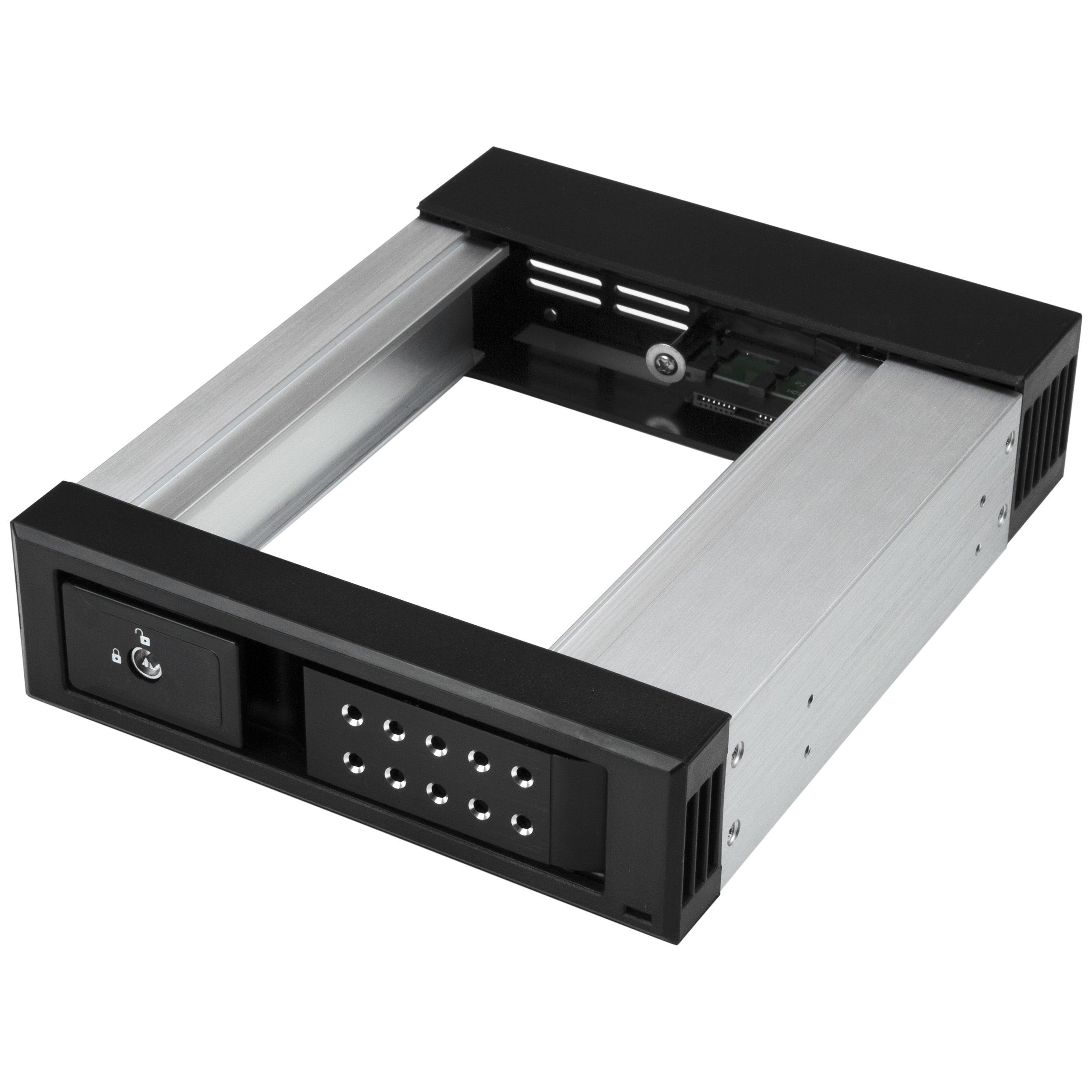 startech-com-hsb1satsasba-baie-3-5-sas-sata-sans-tiroir-aluminium-5-25 image 1