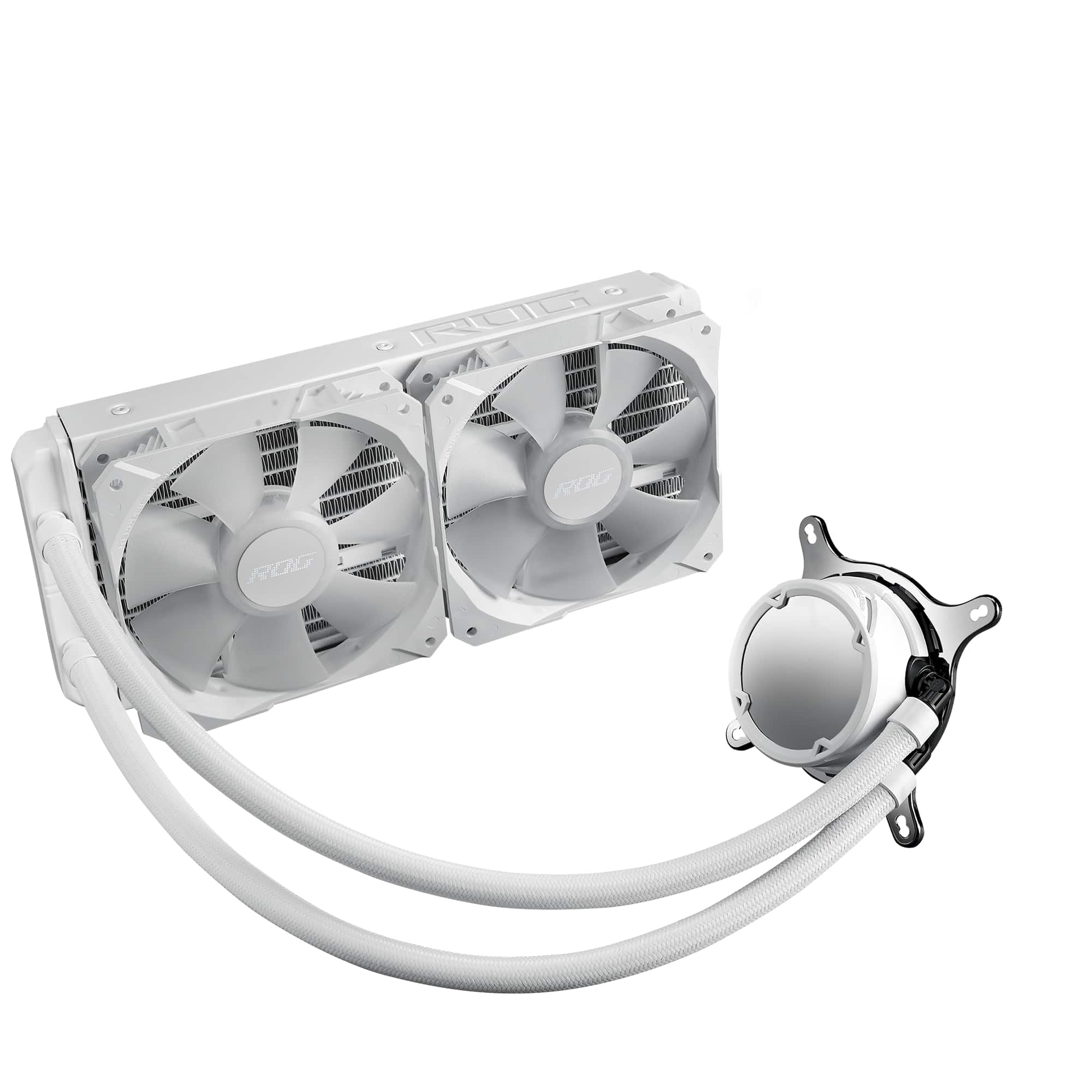 asus-rog-strix-lc-ii-240-argb-white-edition-refroidisseur-cpu-liquide-240-mm image 2